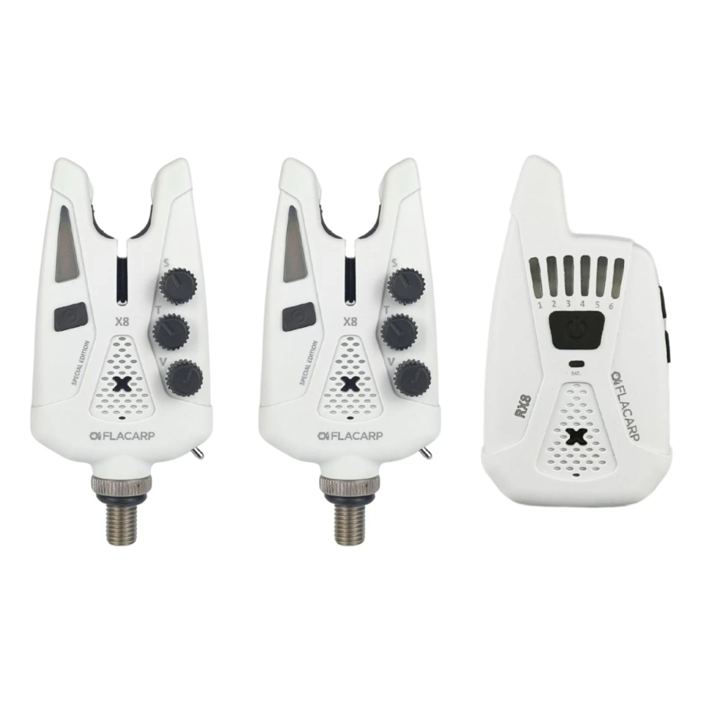 Flacarp sada signalizátorov x8+rx8 2+1 špeciálna farebná edícia - biela