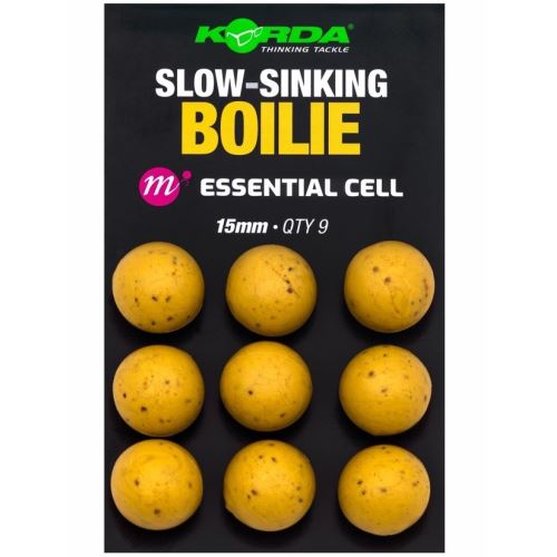 Korda Plastic Wafter Slow-Sinking Boilie Essential Cell