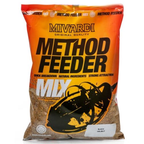 Mivardi Method Feeder Mix Black Halibut 1 kg
