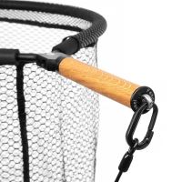 Fencl Muškársky Podberák King XXL Natur So Silikónovou Sieťou Plávajúce 68x54 cm (5)