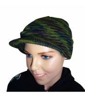 R-SPEKT Detská Čapica so Šiltom Peaked Beanie Camou Kids (2)