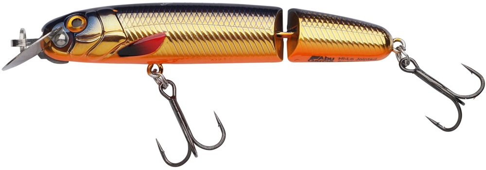 Abu garcia wobler hi-lo jointed sinking gold black or - 12 cm 33 g