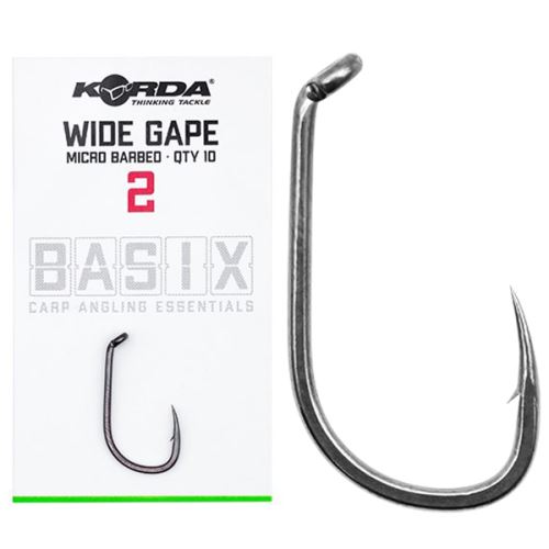 Korda Háčiky Basix Wide Gape 10 ks