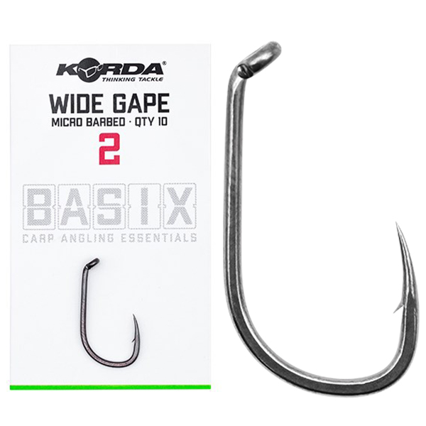 Korda háčiky basix wide gape 10 ks - veľkosť 4