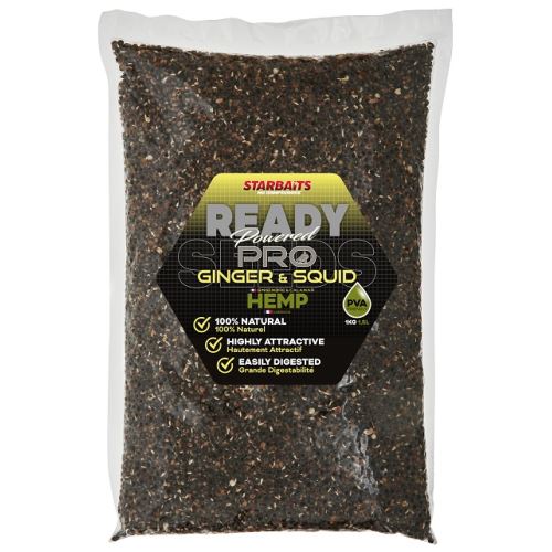 Starbaits Konope Ready Seeds Pro Ginger Squid 1 kg