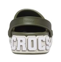 Crocs Nazúvaky Off Court Logo Clog Army Green (3)