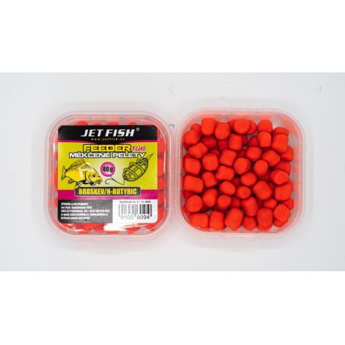 E-shop Jet fish fluo mäkčené pelety 40 g - broskyňa butyric