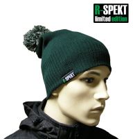 R-spekt Čiapka PomPom DUO beanie style zelená (9)