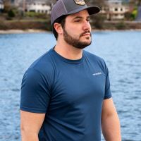 Grundéns Tričko Commercial Boat SS Tech Tee Blue Abbys (3)