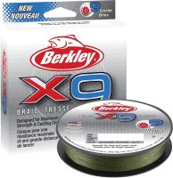 Berkley Splietaná Šnúra X9 Low Vis Green-Priemer 0,10 mm / Nosnosť 9 kg