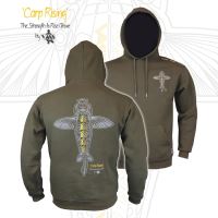 Vass Mikina Carp Rising Hoodie Khaki (1)