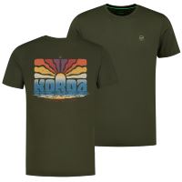 Korda Tričko Dawn Vibes Tee Dark Olive - S