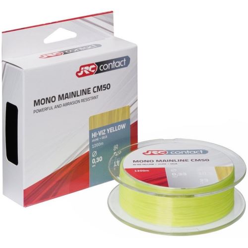 JRC Vlasec Contact CM50 Hi Viz Yellow 600 m - 0,28 mm 7 kg