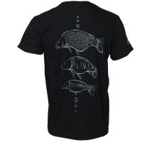 Giants Fishing Tričko Čierne Tri Kapri (2)