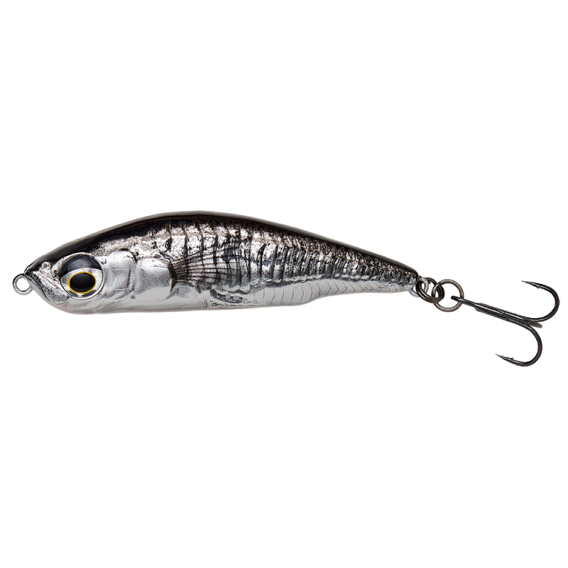 Savage gear wobler 3d sticklebait pencil sinking black silver - 7,5 cm 13 g