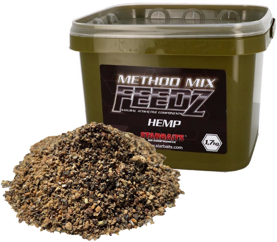 Starbaits method mix feedz hemp 1,7 kg