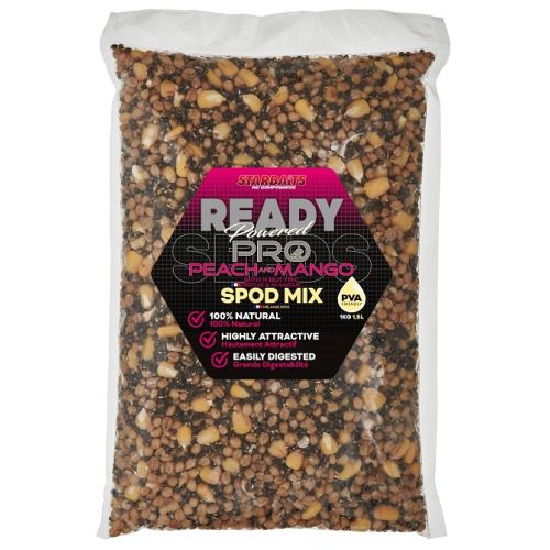 Starbaits Zmes Spod Mix Ready Seeds Pro Peach Mango