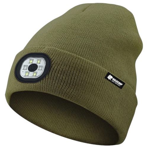 Holdcarp Čiapka LED Light Beanie Green