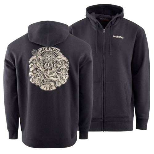 Grundéns Mikina Aegir FZ Hoodie Black