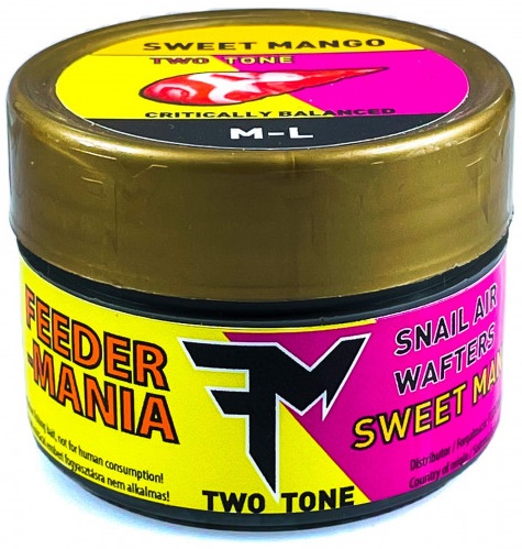 Feedermania two tone snail air wafters 12 ks m-l - sweet mango