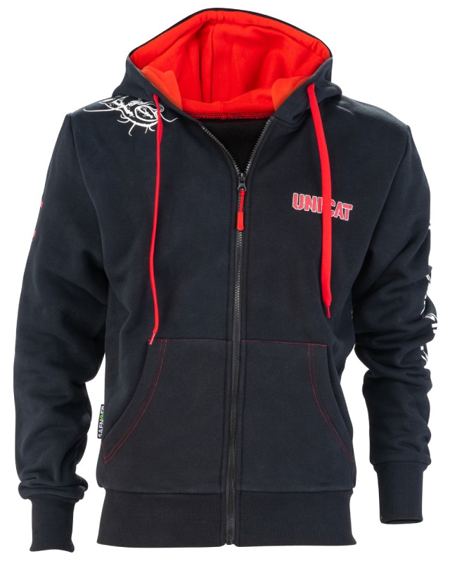 E-shop Uni cat mikina team zipper hoodie - xl