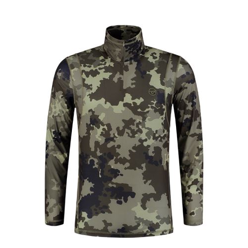 Korda Trčiko Kool Quick Dry Long Sleeve Neck Kamo