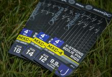Matrix Náväzec MXC-4 X-Strong Boilie Pin Rigs Barbless 10 cm (12)