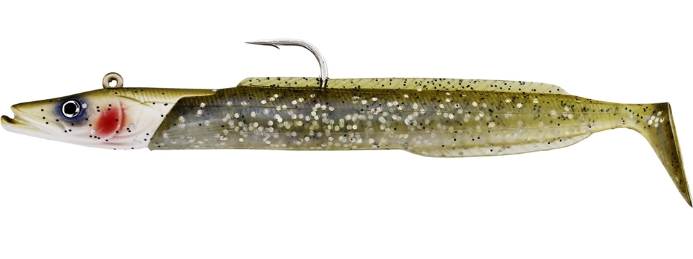 E-shop Westin gumová nástraha sandy andy jig pearl sand - 19 cm 82 g