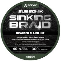 Sonik Šnúra Subsonik Sinking Braid Green 0,20 mm 18,14 kg - 300 m