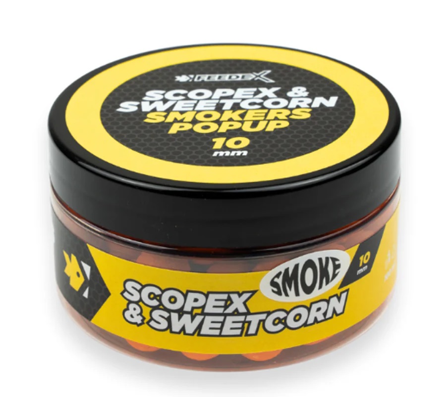 E-shop Feeder expert plávajúce boilie smokers pop-up 100 ml 10 mm - scopex kukurica