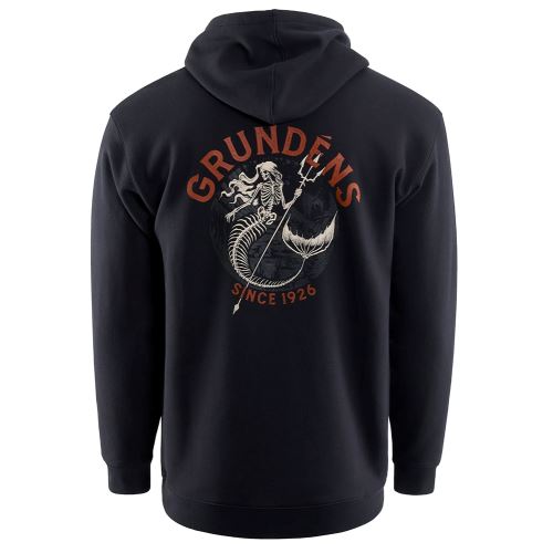 Grundéns Mikina Displacement DWR Hoodie Dead Reckoning Black
