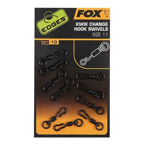 Fox Obratlíky Edges Kwik Change Hook Swivels