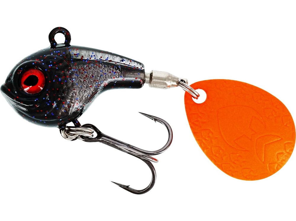 Westin nástraha dropbite spin tail jig black mamba - 3,2 cm 12 g