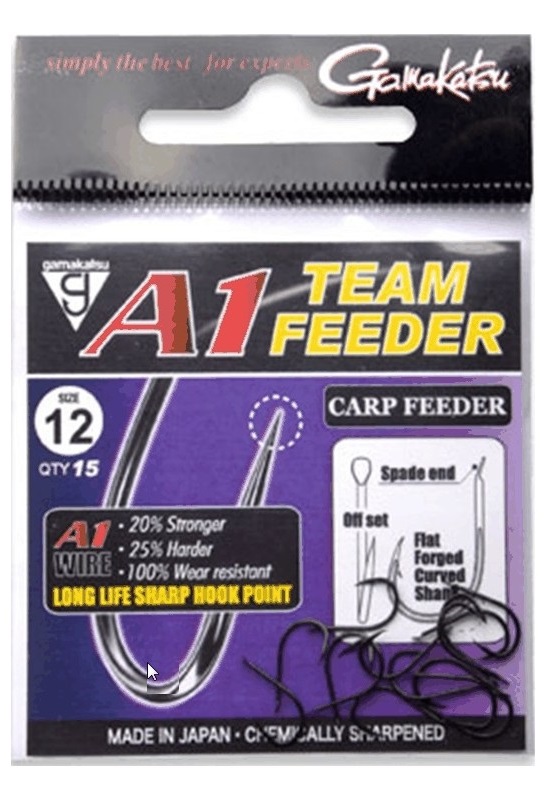 E-shop Gamakatsu háčiky a1 team feeder carp feeder - veľkosť 14