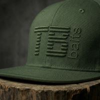 TB Baits Šiltovka Snapback 3D Logo Green (4)
