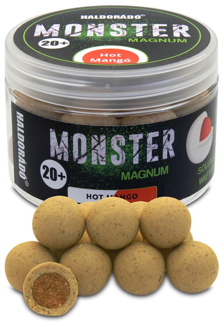 Haldorádó boilie wafters boilies monster magnum 80 g 20 mm - hot mango