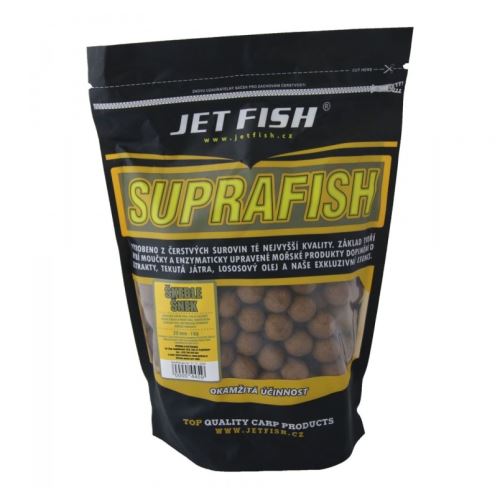 Jet Fish Boilie Supra Fish 24 mm 1 kg - Škebľa/Slimák
