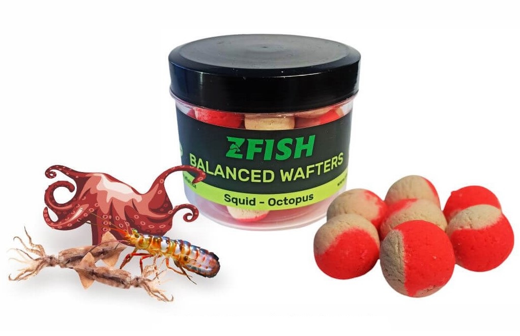 Zfish vyvážené boilie balanced wafters 8 mm 20 g - squid octopus