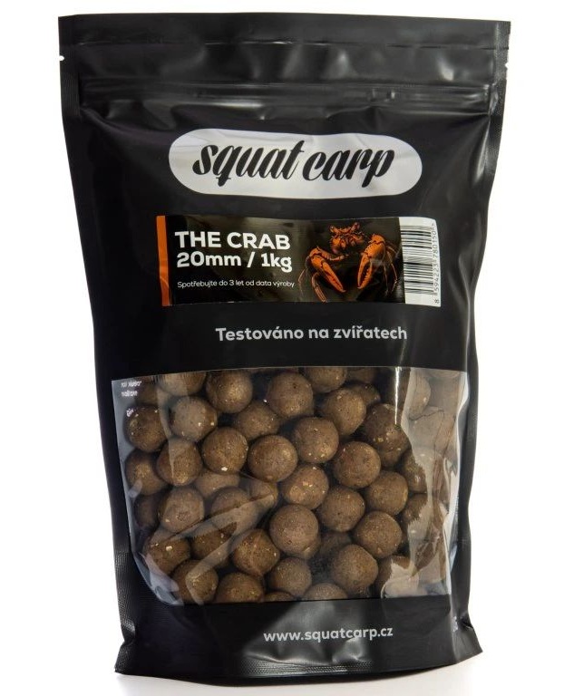 Squat carp boilies the crab - 5 kg 24 mm