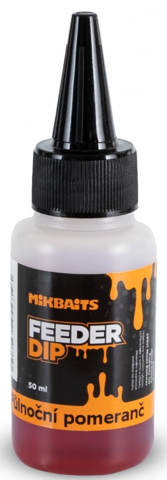 Mikbaits feeder dip 50 ml-polnočný pomaranč