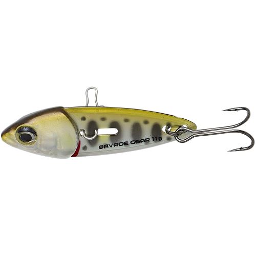 Savage Gear Blyskáč Switch Blade Minnow Green Silver Ayu