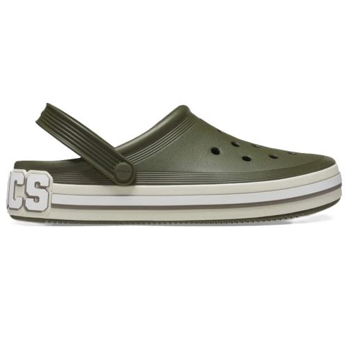 Crocs Nazúvaky Off Court Logo Clog Army Green