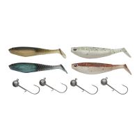 Berkley Súprava Nástrah a Jigových Hlavičiek Powerbait Zander Jig Pro Pack Clear Water 8 ks 10 + 12 cm 10 g Berkley Súprava Nástrah a Jigových Hlavičiek Powerbait Zander Jig Pro Pack Clear Water 8 ks 10 + 12 cm 10 g