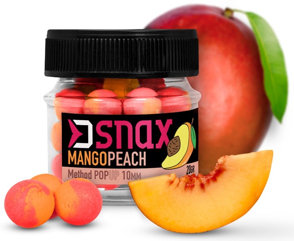 Delphin pop up nástraha d snax pop mango broskyňa 20 g - 10 mm