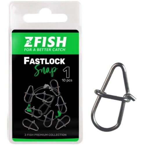 Zfish Karabína Fastlock Snap 10 ks