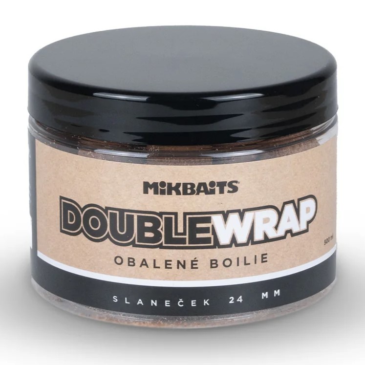 Mikbaits boilie maniaq double wrap slaneček 500 ml - 24 mm