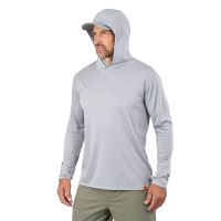 Grundéns Tričko Tough Sun Masked Hoodie Mist (4)