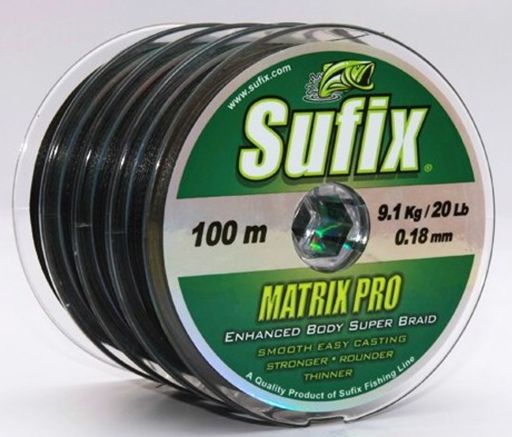 Sufix šnúra matrix pro black 100 m priemer 0,58 mm/nosnosť 150 lb