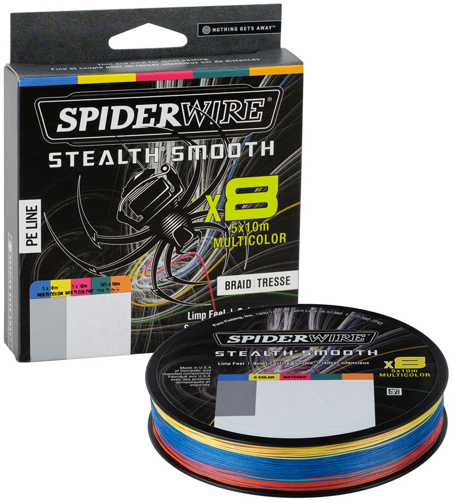 Spiderwire splietaná šnúra stealth smooth 8 300 m - 0,14 mm 16,5 kg