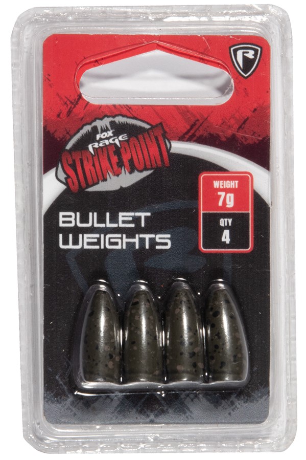 E-shop Rage strike závažíčka strike point bullet weights - 5 g 4 ks